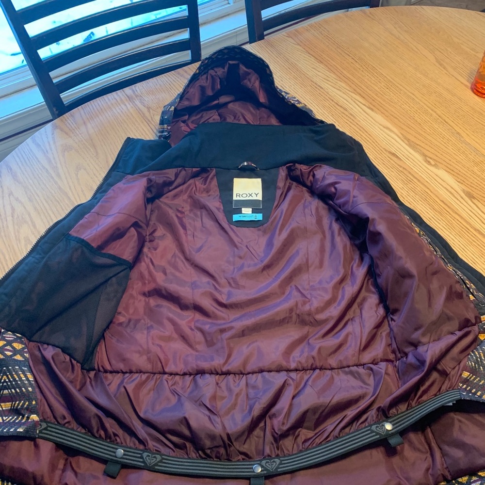 Roxy Multicolor Patterned Ski Jacket - Picture 3 of 4